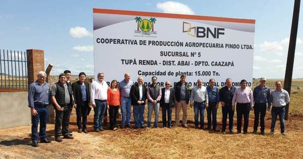 Con crédito de más de USD tres millones del BNF, productores encaminan producción y desarrollo en Caazapá