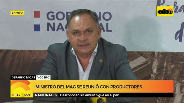 Ministro del MAG se reunió con productores - ABC Noticias - ABC Color