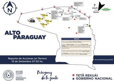 Lluvias en el Chaco para esta semana no disminuirán focos de incendio - .::RADIO NACIONAL::.