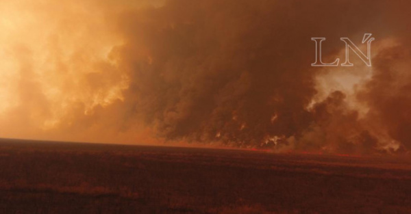 Arde el Chaco Paraguayo.