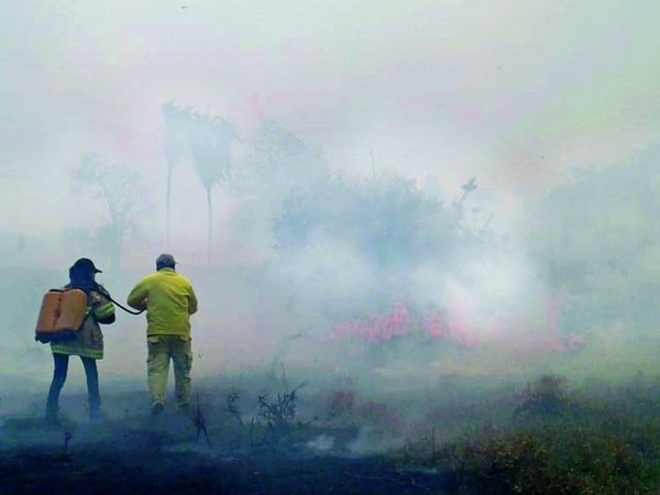 Se avivan llamas tras el paso del viento norte