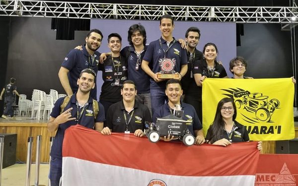 Robot construido por paraguayos obtuvo el primer lugar en Brasil