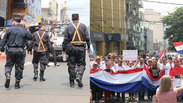 Dos caras de la Policía Nacional