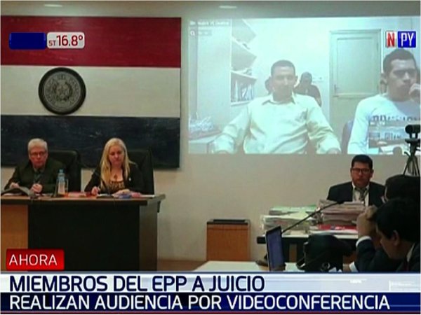 Arranca juicio por videoconferencia a supuestos miembros del EPP