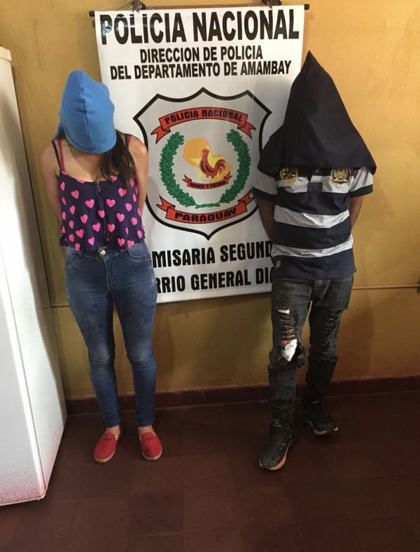 Detienen a una pareja de robamotos - Nacionales - ABC Color