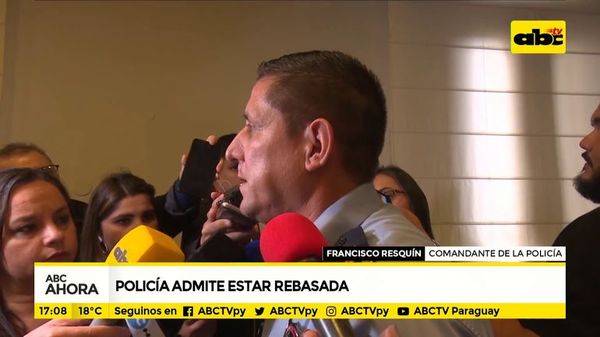 Policía admite estar rebasada - ABC Noticias - ABC Color