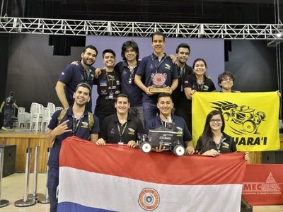 Estudiantes paraguayos logran primer lugar en importante evento robótico