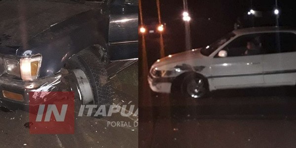 COLISIÓN DE VEHÍCULOS SOBRE RUTA 1 A LA ALTURA DE LAS DELICIAS