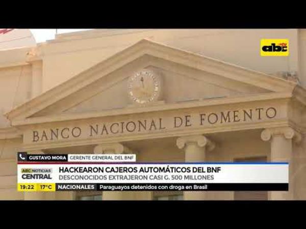 Hackearon cajeros automáticos del BNF - ABC Noticias - ABC Color