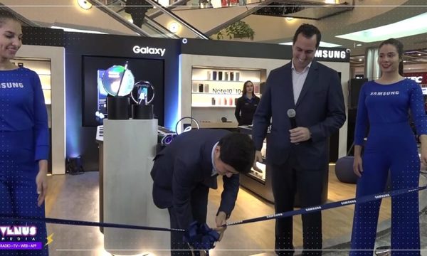 Samsung realizó la apertura oficial de su nueva tienda en el Shopping del Sol