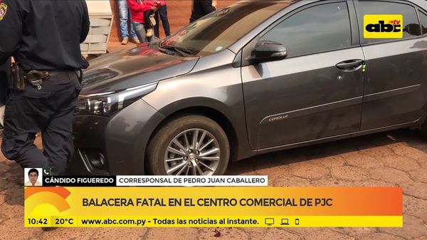 Balacera fatal en centro comercial de PJC - ABC Noticias - ABC Color