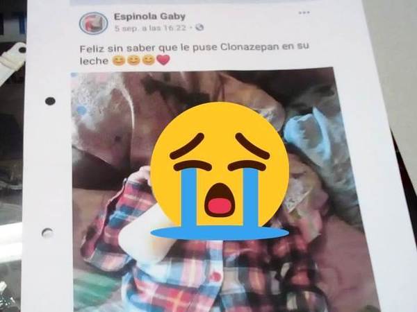 Un padre se entera por Facebook que a su hijo de 1 año le deban clonazepam •