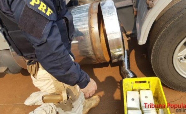 Camionero paraguayo cae con casi 100 kg de droga en Santa Terezinha