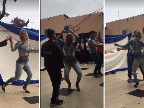 VIDEO: Así fue el baile de Sole Cardozo que escandalizó en una escuela