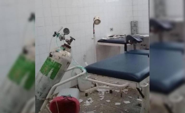 HOY / Cayó el techo y Centro de Salud de Mallorquín queda sin sala de parto