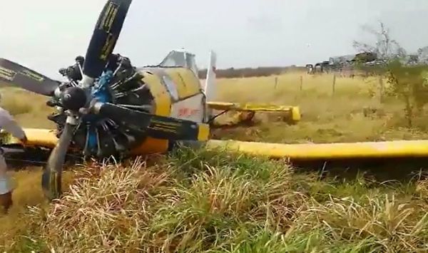 Aeronave hidrante aterrizó de emergencia