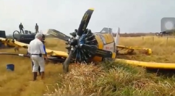 Se desploma avión que combatía incendios en el Chaco