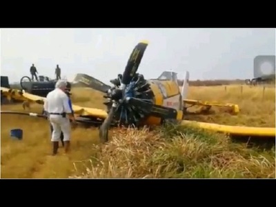 SE DESPLOMA AVIÓN QUE COMBATÍA INCENDIOS EN EL CHACO