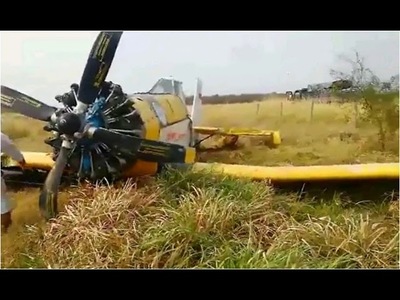 SE DESPLOMA AVIÓN QUE COMBATÍA INCENDIOS EN EL CHACO