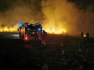 Quema de basura desata incendio en Hernandarias - Nacionales - ABC Color