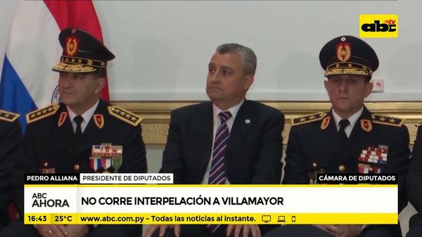 No corre interpelación de Villamayor - ABC Noticias - ABC Color