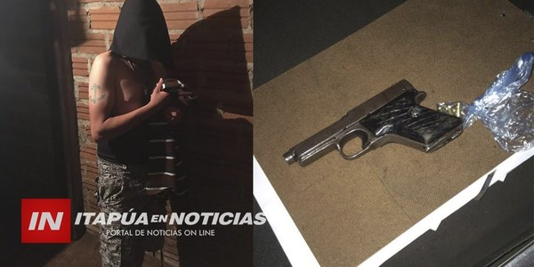 BUSCABAN A MICROTRAFICANTES Y HALLARON A UN SUP. ASALTANTE DE REPARTIDORES