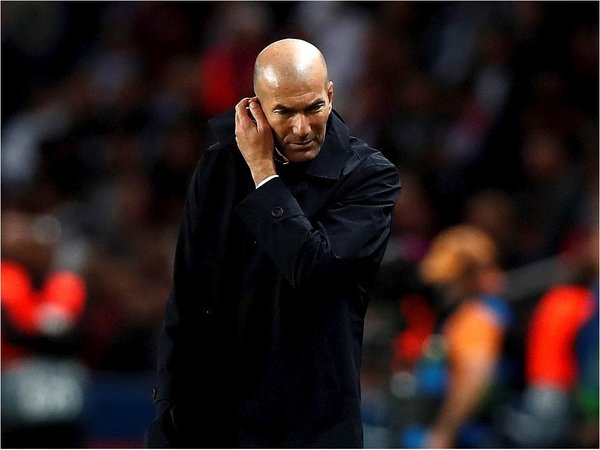 Zidane, molesto tras la goleada en París