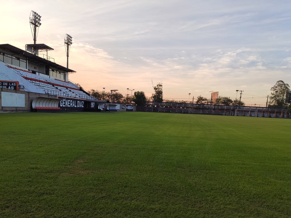 Estadio definido para Gral. Díaz vs. Cerro Porteño