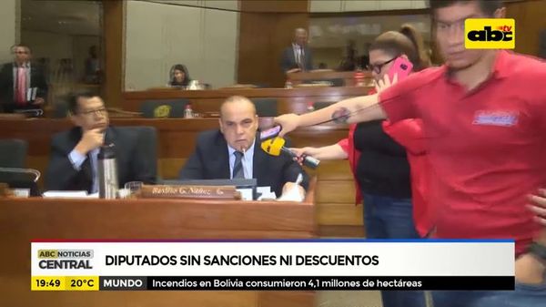 Diputados sin sanciones ni descuentos - ABC Noticias - ABC Color