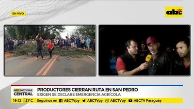 Liberan tránsito en la ruta PY08 tras ocho horas - Nacionales - ABC Color