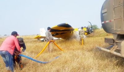 Accidente de avión causa susto en zona de incendios - Interior - ABC Color