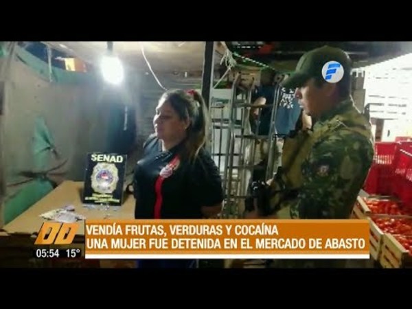 Vendía frutas, verduras y cocaína en el Abasto