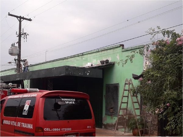 Joven albañil muere electrocutado en Capiatá