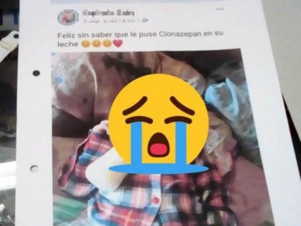 Por Facebook supo que su bebé fue sedado en casa de su mamá