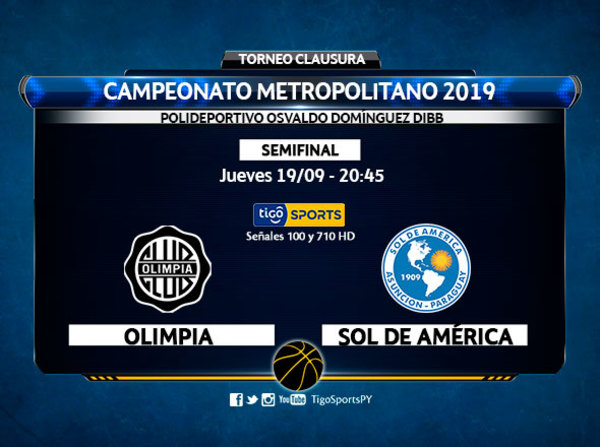 Olimpia y Sol de América, por el cuadrangular