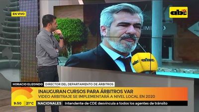 Inauguran cursos para árbitros var - ABC Noticias - ABC Color