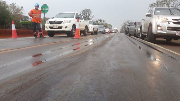 Bloquean la ruta PY02 para limpieza - Nacionales - ABC Color