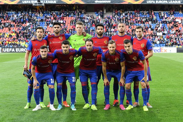 Basilea golea con Omar Alderete y Blas Riveros