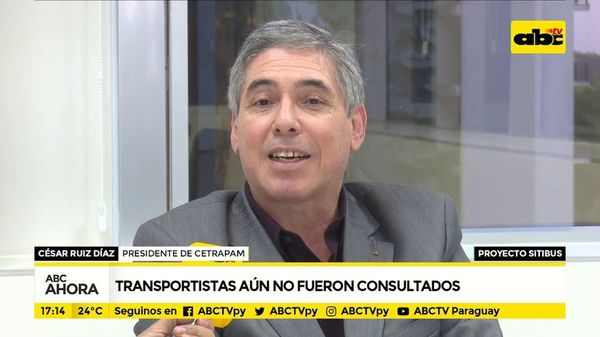 Proyecto Sitibus: Transportistas aún no fueron consultados - ABC Noticias - ABC Color
