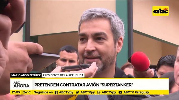 Pretenden contratar avión “supertanker” - ABC Noticias - ABC Color