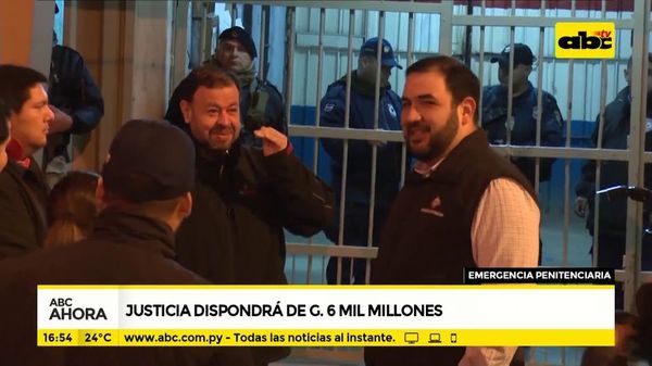 Emergencia Penitenciaria: Justicia dispondrá de G. 6 mil millones - ABC Noticias - ABC Color