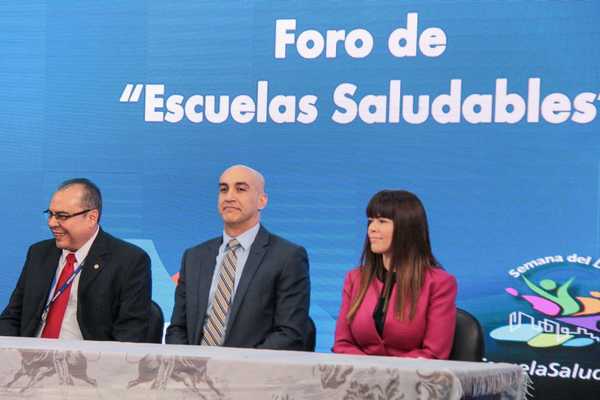 Lanzan foro de escuelas saludables
