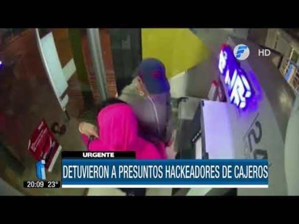 Detuvieron a presuntos hackeadores de cajeros