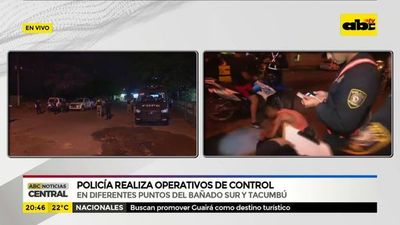 Policía realiza operativos de control - ABC Noticias - ABC Color