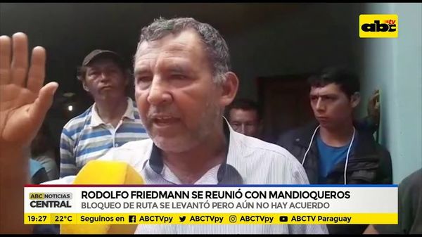 Rodolfo Friedmann se reunió con mandioqueros - ABC Noticias - ABC Color