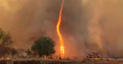 ¡Pánico por tornados de fuego!