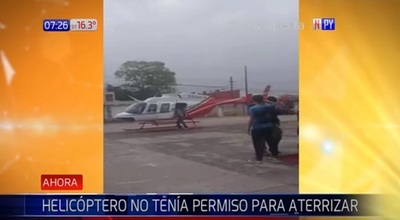 Alumna se mueve en helicóptero para lucirse en olimpiadas