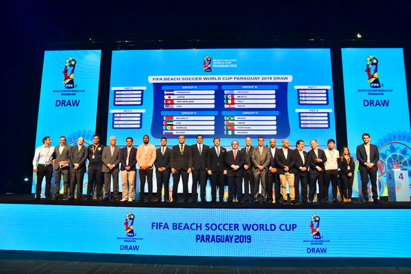 Copa Mundial de Beach Soccer Paraguay 2019: los 4 grupos definidos » Ñanduti