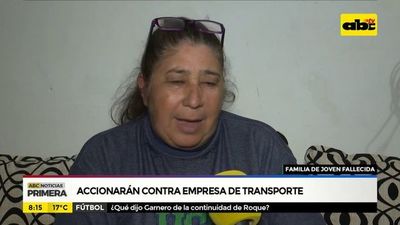 Familiares de joven fallecida accionarán contra empresa de transporte - ABC Noticias - ABC Color