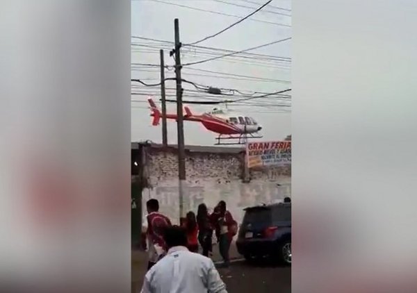Aterrizaje de helicóptero en Ñemby no estaba autorizado, dicen desde la Dinac » Ñanduti